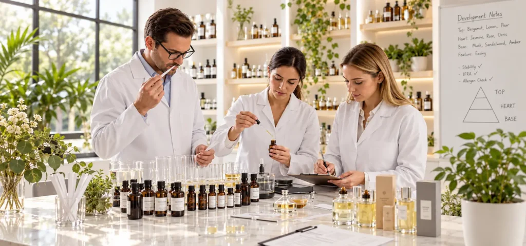 Fragrance development and sampling