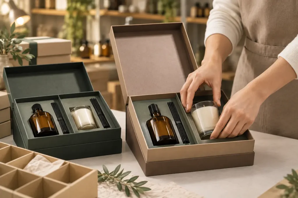 Custom fragrance packaging project