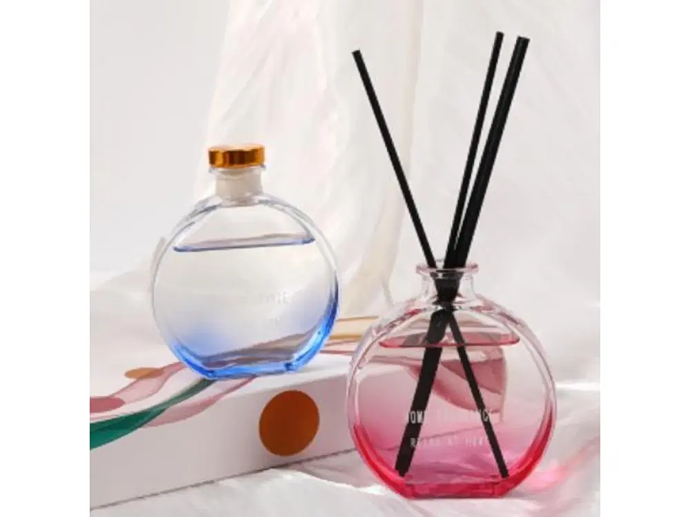 100 ml Flat Round Glass Reed Diffuser
