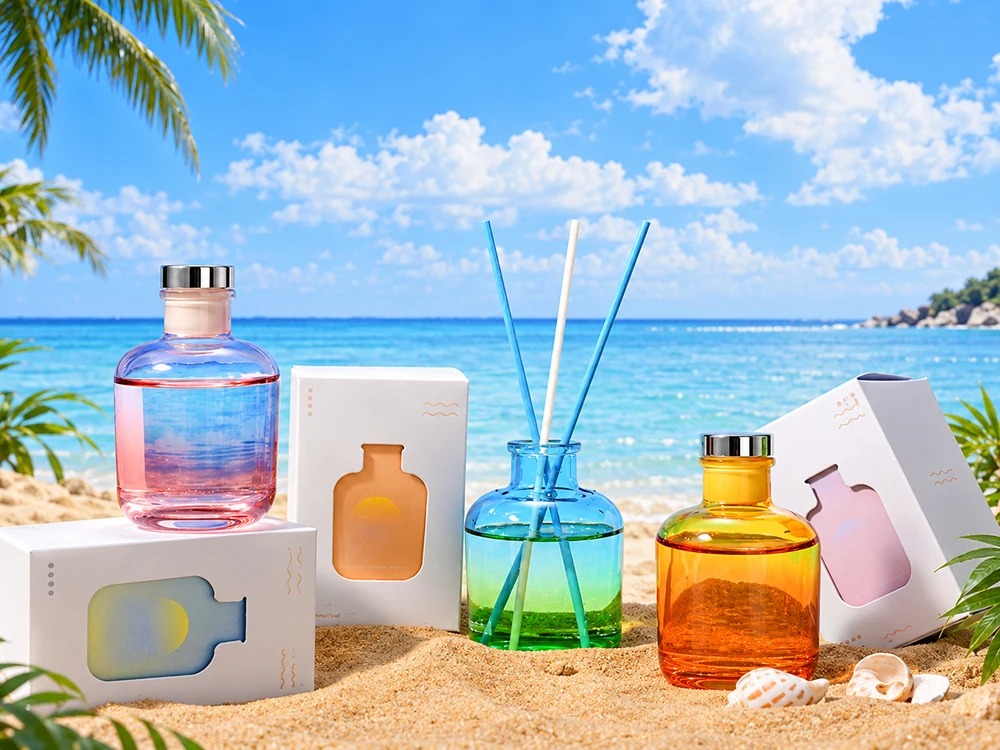 100 ml Two-Tone Colorful Reed Diffuser