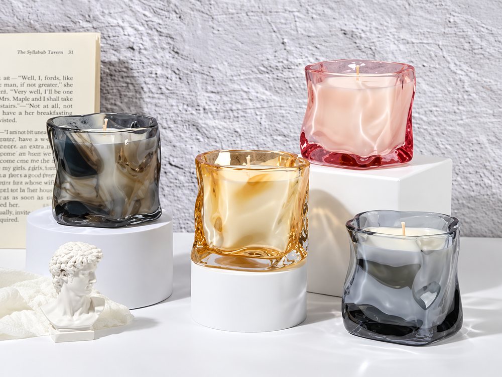 110 g Twisted Glass Soy Candle