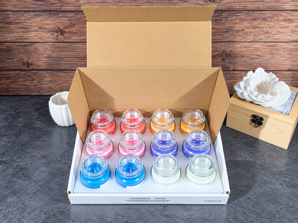 12-Piece Apothecary Jar Candle Gift Set