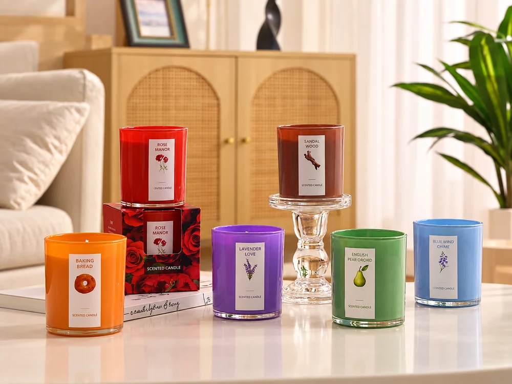 150 g Colorful Glass Soy Candle