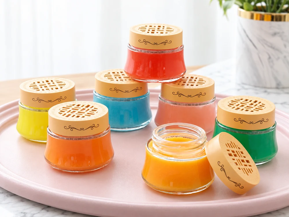 60 g Colorful Gel Fragrance Jar Collection