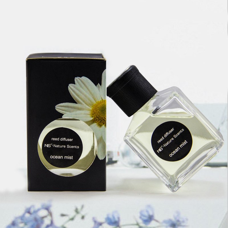 Custom Aroma Essence Oil Glass Bottle Reed Diffusers with Rattan Stick