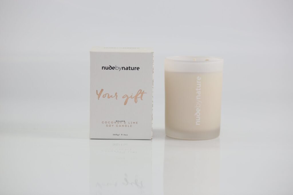 Custom Aroma Scented Candles in Glass Jar