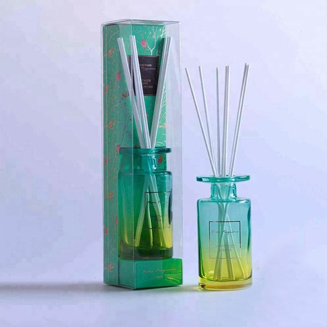 Custom Aromatherapy Essential Oil with Transparent Multicolored Glass Bottles