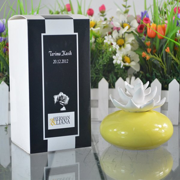 Custom Ceramic Flower Air Freshener for Diffuser, Various Sizes Are Available