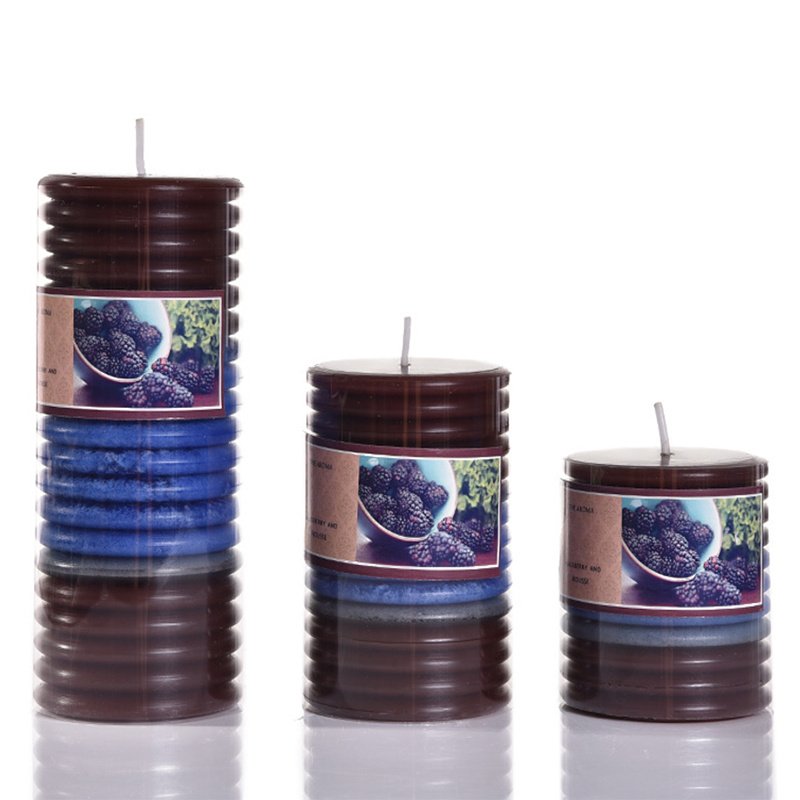 Custom 100% Paraffin Wax Wedding Gifts Pillar Candle