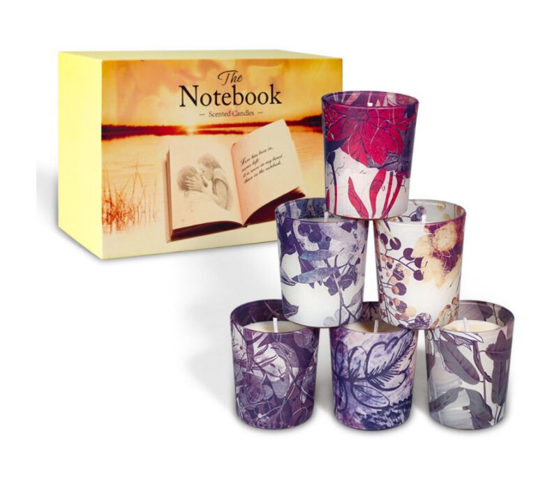 Custom Parties Glass Jar Scented Candles for Gift Set