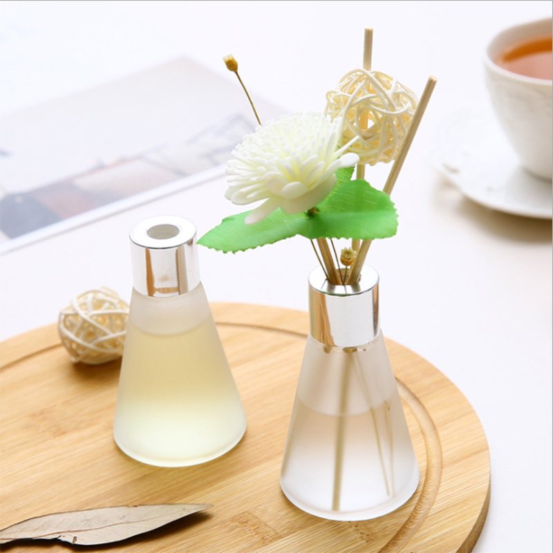 Custom Dried Flower Natural Essential Oil Aroma Glass Bottle Reed Diffuser