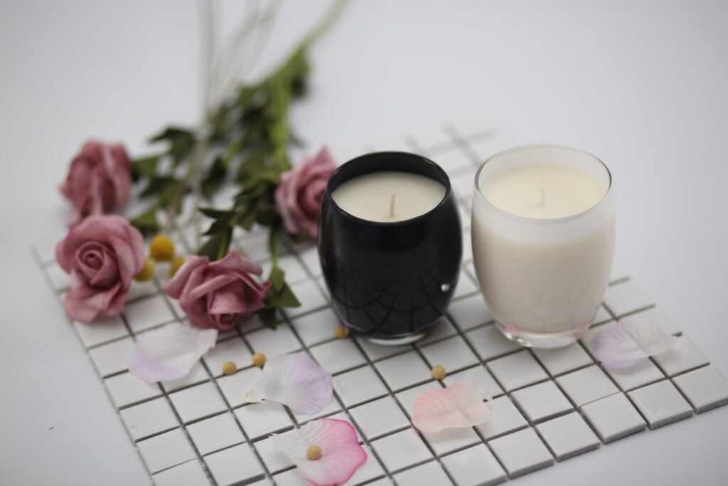 Custom Egg Shape Glass Jar Candle
