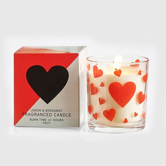 Custom Elegant Packaging Lovely Design Scented Soy Wax Glass Jar Candle
