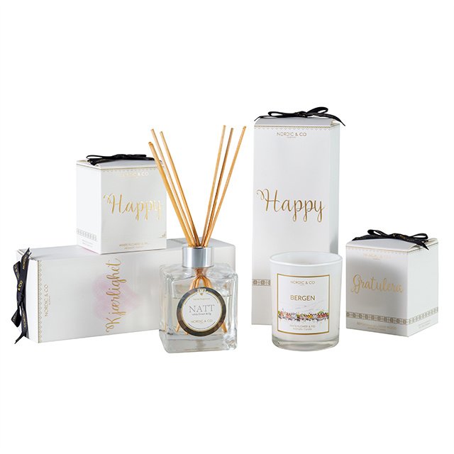 Custom Glass Scented Candles Soy Wax Scented Candles Set