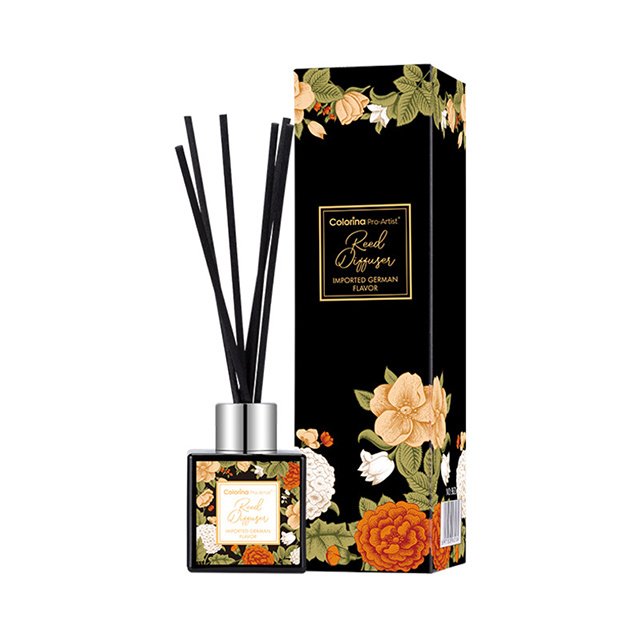 Custom Reed Diffuser Box Packaging Customized Aroma Rattan Sticks Luxury Glass Bottle Reed Diffuser