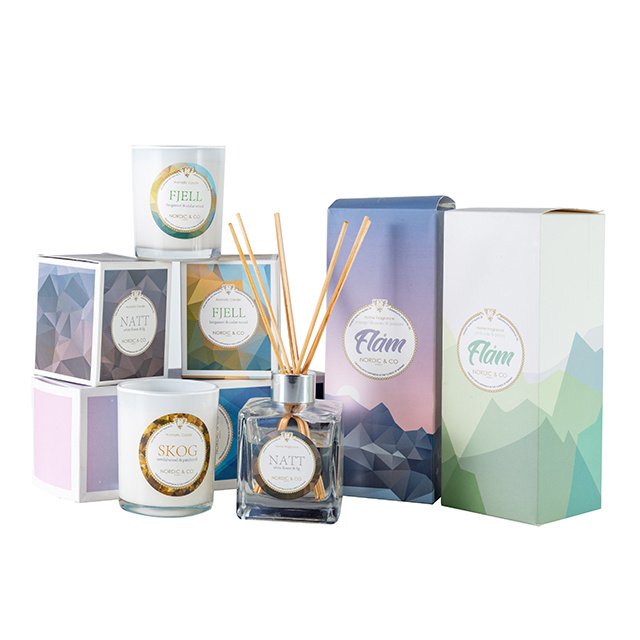 Custom Scented Candles and Reed Diffuser Fragrance Gift Set
