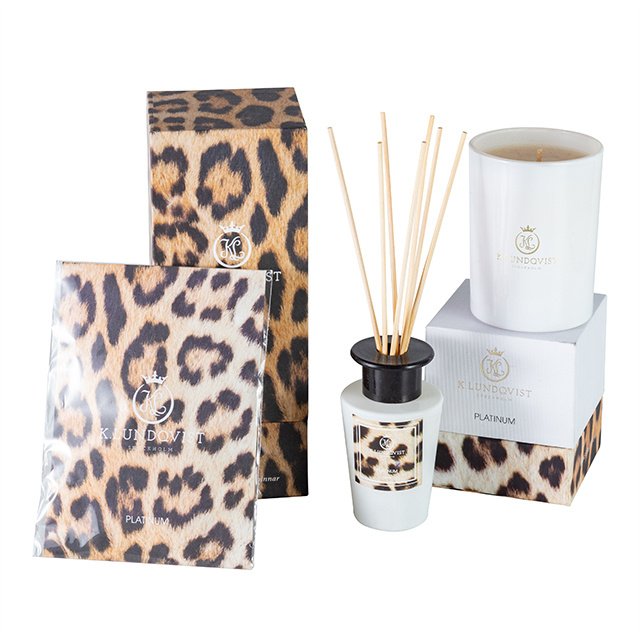 Custom Luxury Glass Perfume Diffuser and Glass Candle Gift Set