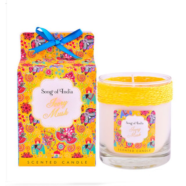 Custom Luxury Painted Packaging Box Scented Soy Wax Glass Candle Jar