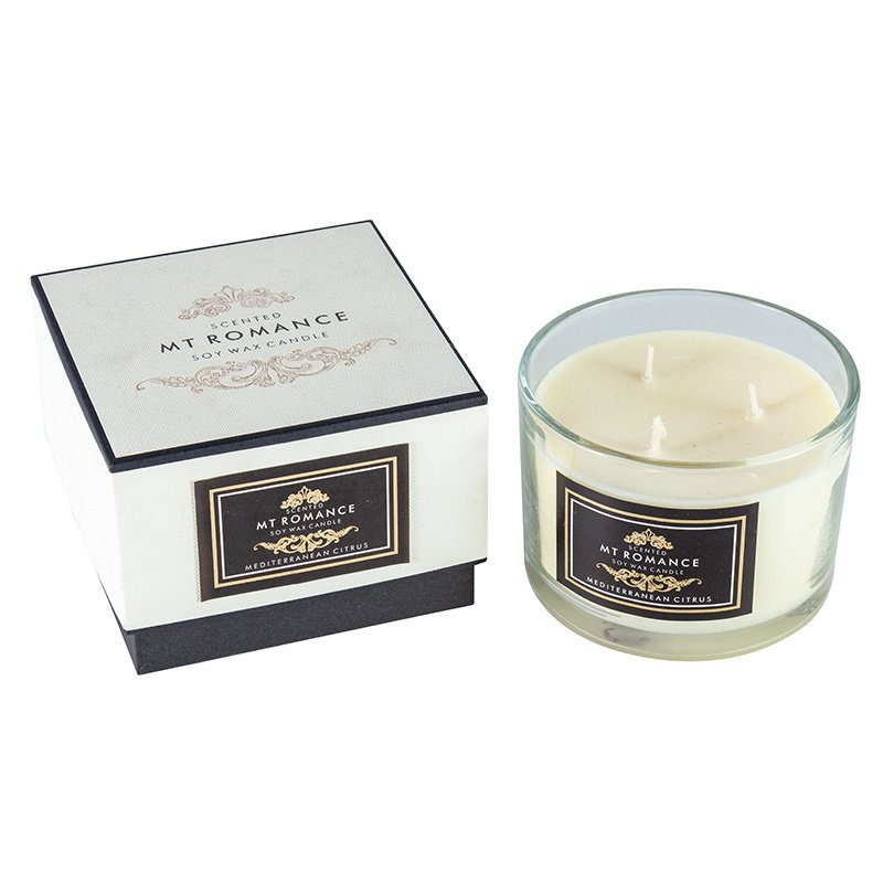 Custom Luxury Three Wicks Scented Soy Candle