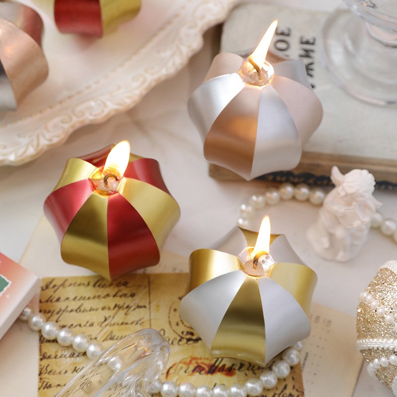 Custom Christmas Metallic Ball Scented Candle