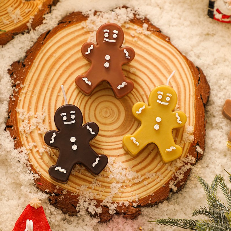 Custom Christmas Gift Set Gingerbread Scented Candle