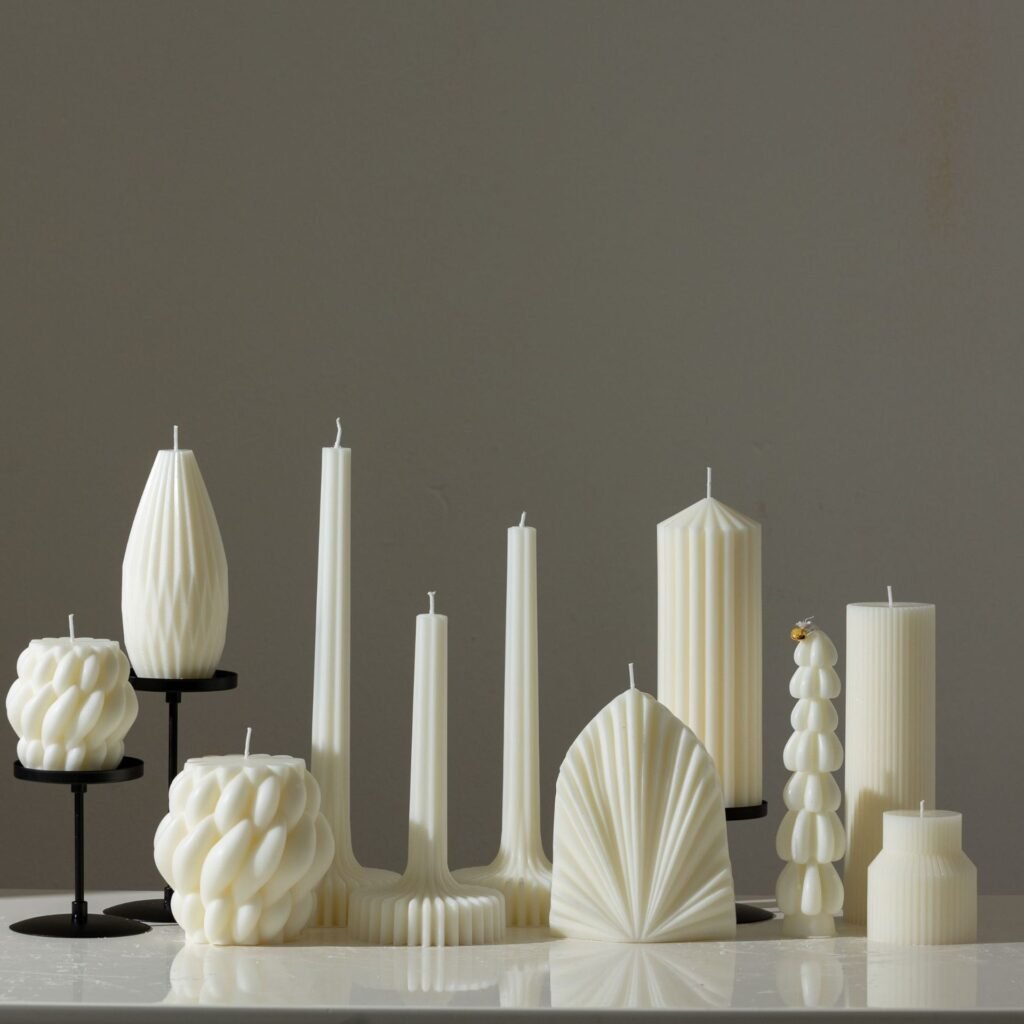 Custom Geometric Large Scented Candle