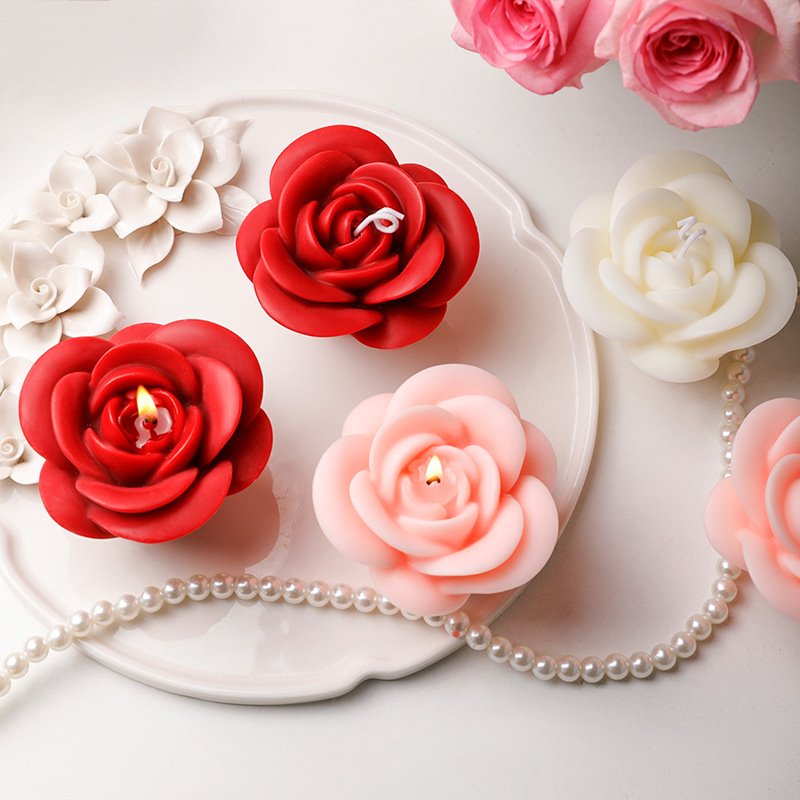Custom Valentine’s Day Rose Floral Scented Candle