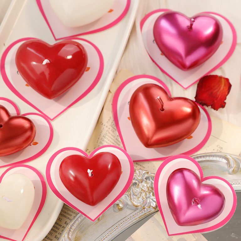 Custom Valentine’s Day Mini Heart Scented Candle