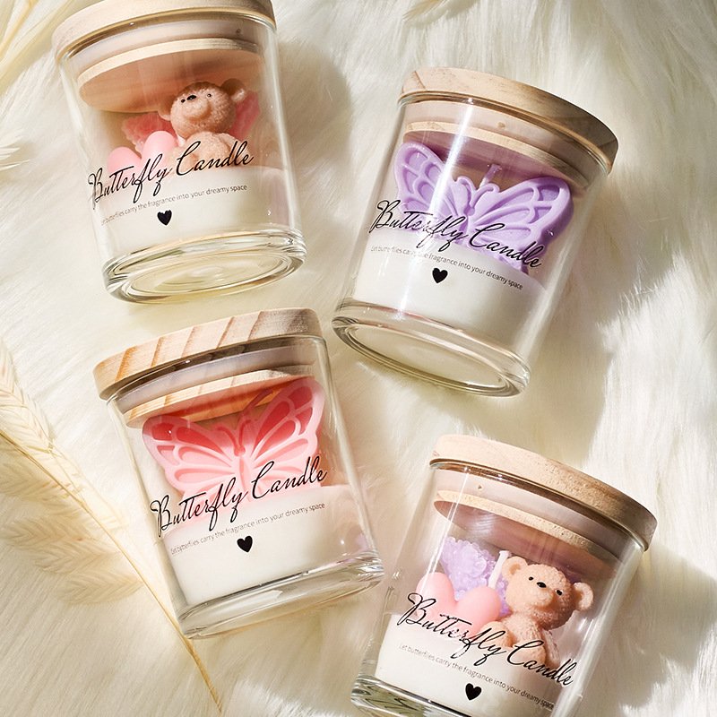Custom Mini Bear Scented Candle