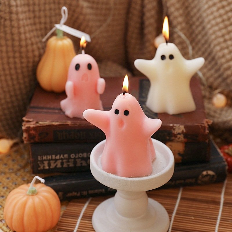 Custom Halloween Gift Set Ghost Scented Candle – Design 3