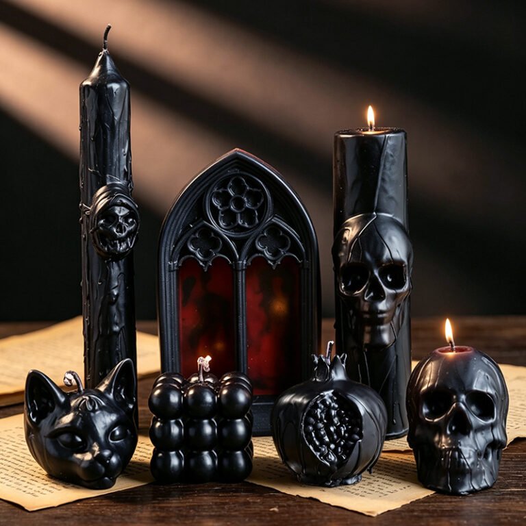 Custom Halloween Nordic Skull Scented Candle