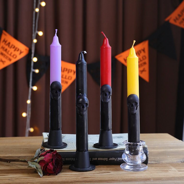 Custom Halloween Taper Candles