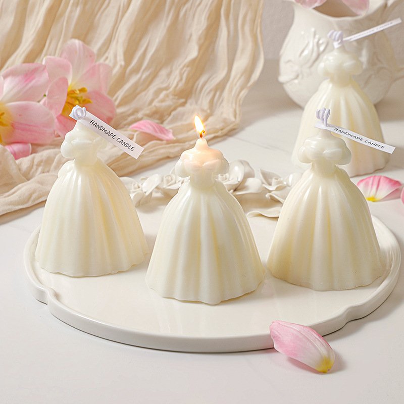 Custom Wedding Dress Scented Candle