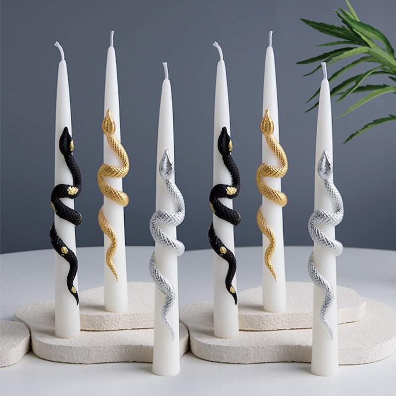 Custom 25 cm Halloween Taper Candles – Design 2