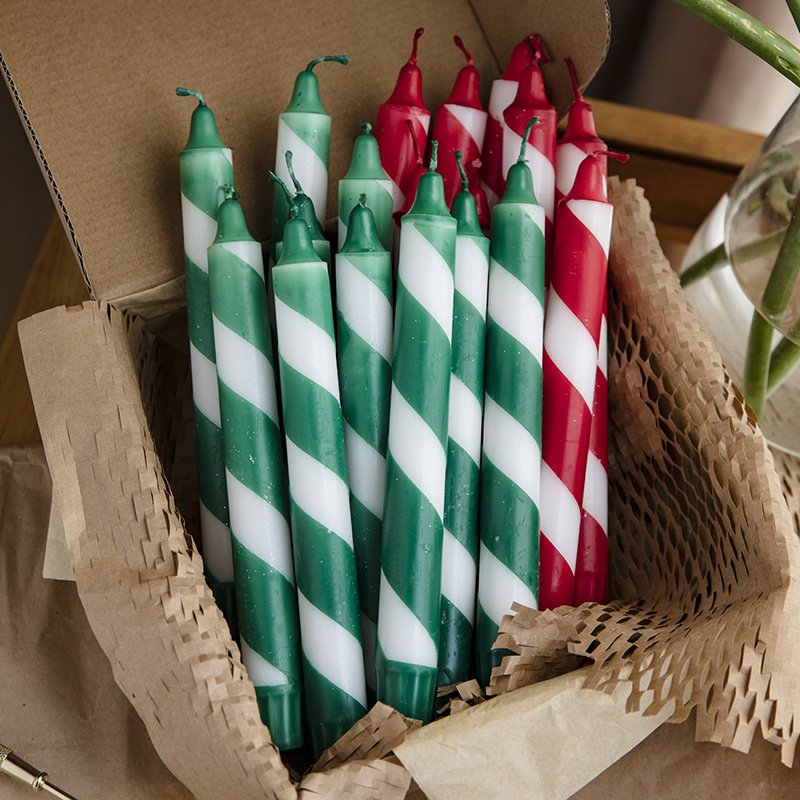 Custom Spiral Taper Candles – Design 3