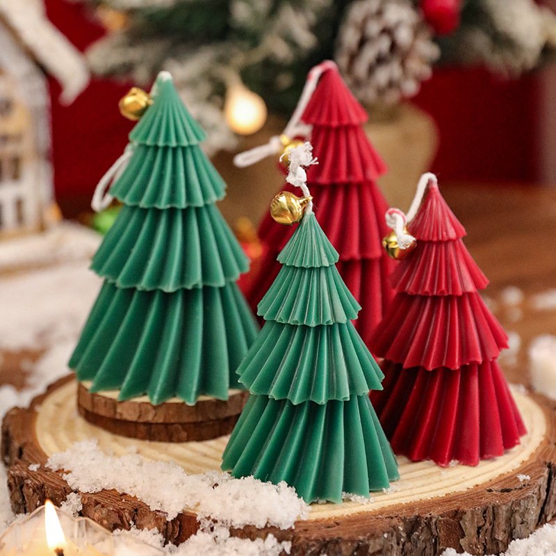 Custom Mini Christmas Tree Scented Candle