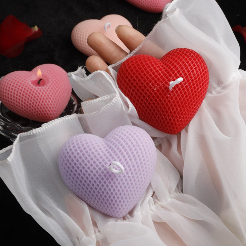 Custom Heart Scented Candle
