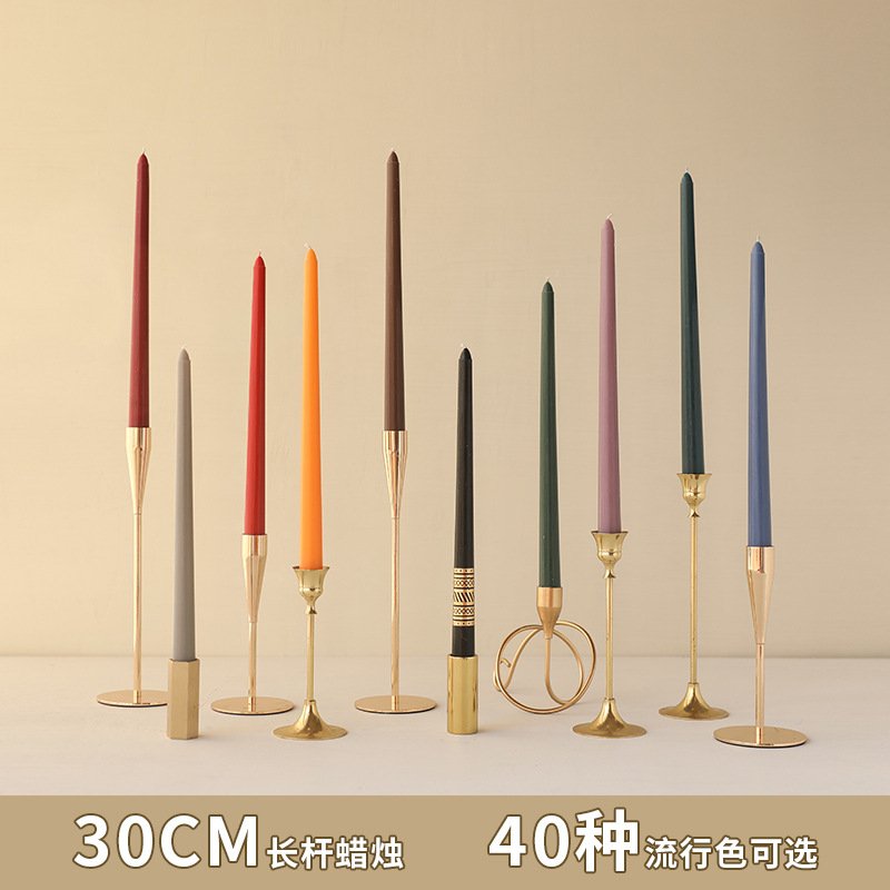 Custom 30 cm Unscented Taper Candles