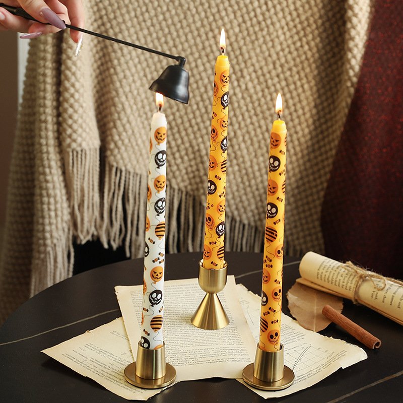 Custom Halloween Taper Candles – Design 2