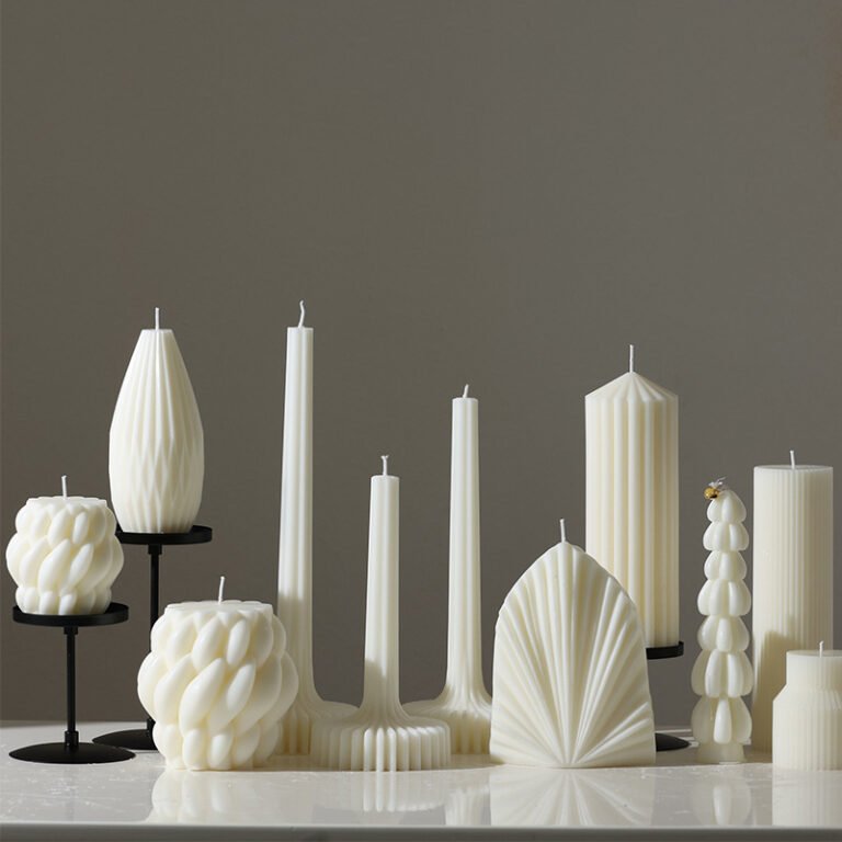 Custom Geometric Scented Candle