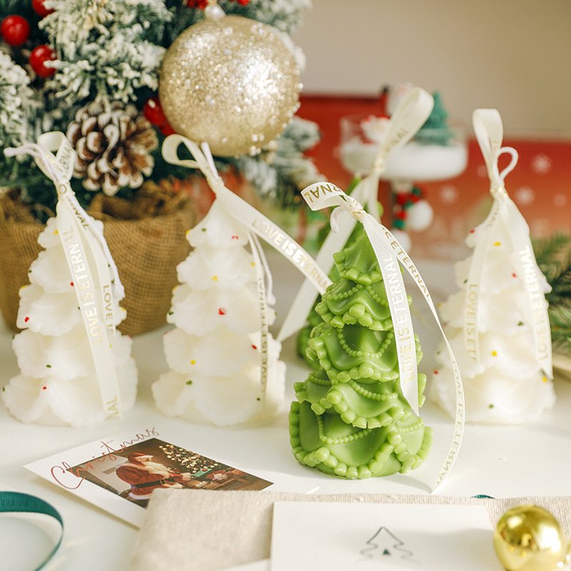 Custom Christmas Tree Scented Candle – Design 5