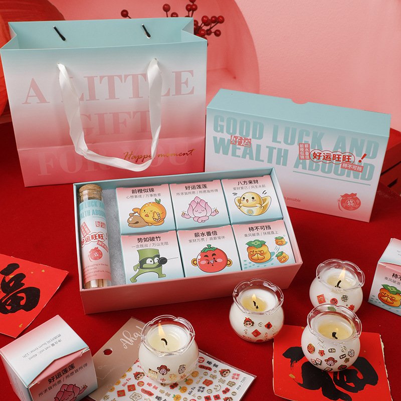 Custom Lunar New Year Gift Set Scented Candle