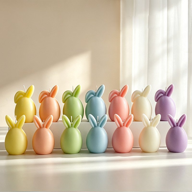 Custom Easter Bunny Egg Scented Candle
