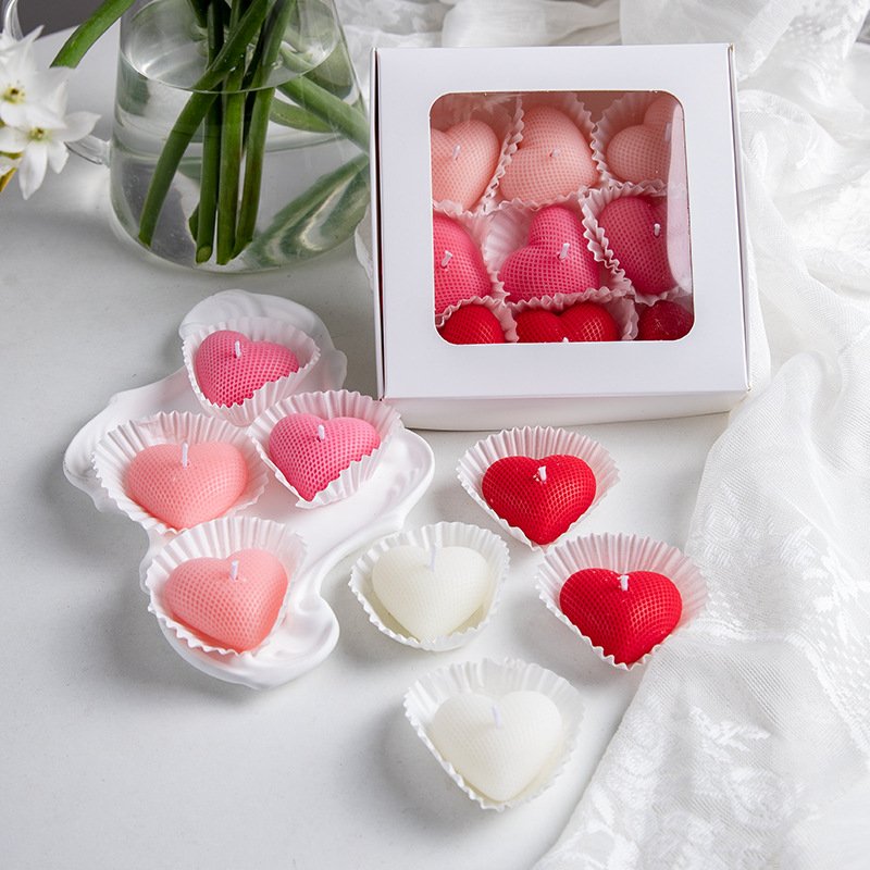 Custom Heart Scented Candle – Design 2