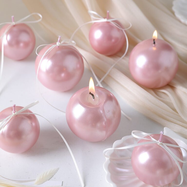 Custom Pearl Taper Candles
