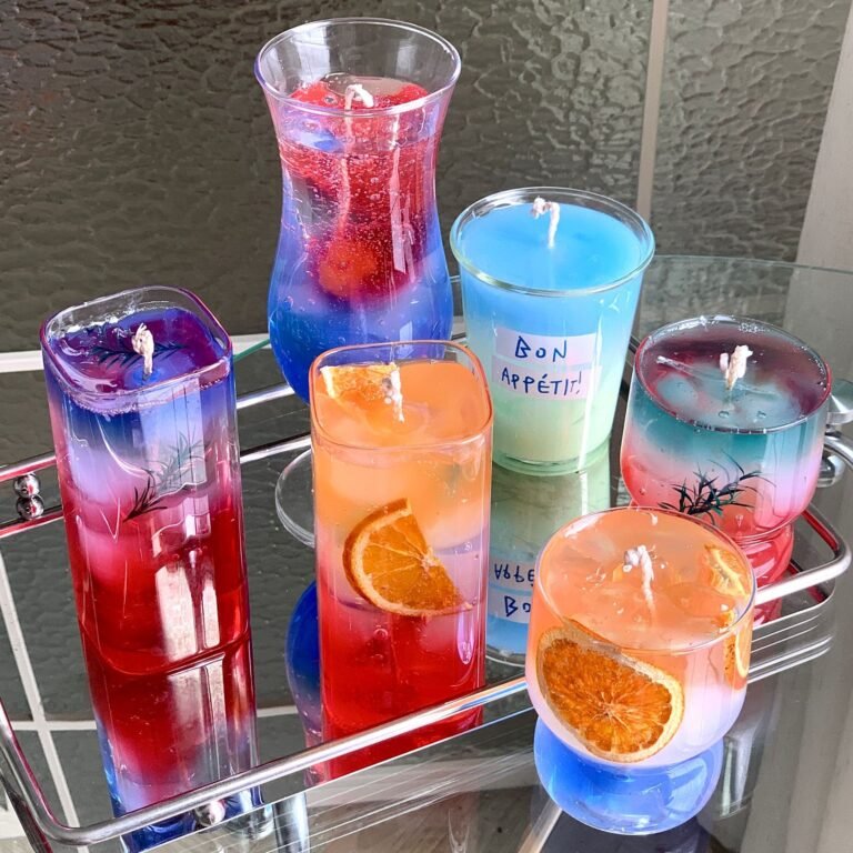 Custom Sparkling Drink Scented Candle