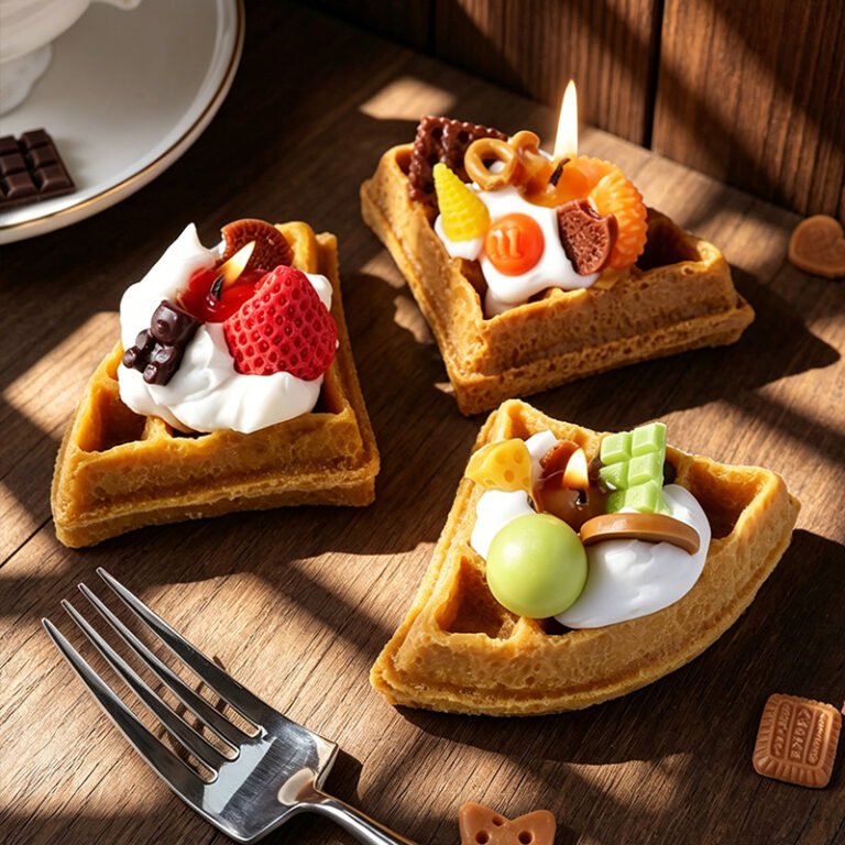 Custom Realistic Waffle Scented Candle