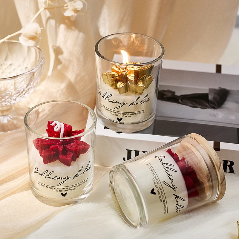 Custom Christmas Scented Candle – Design 3