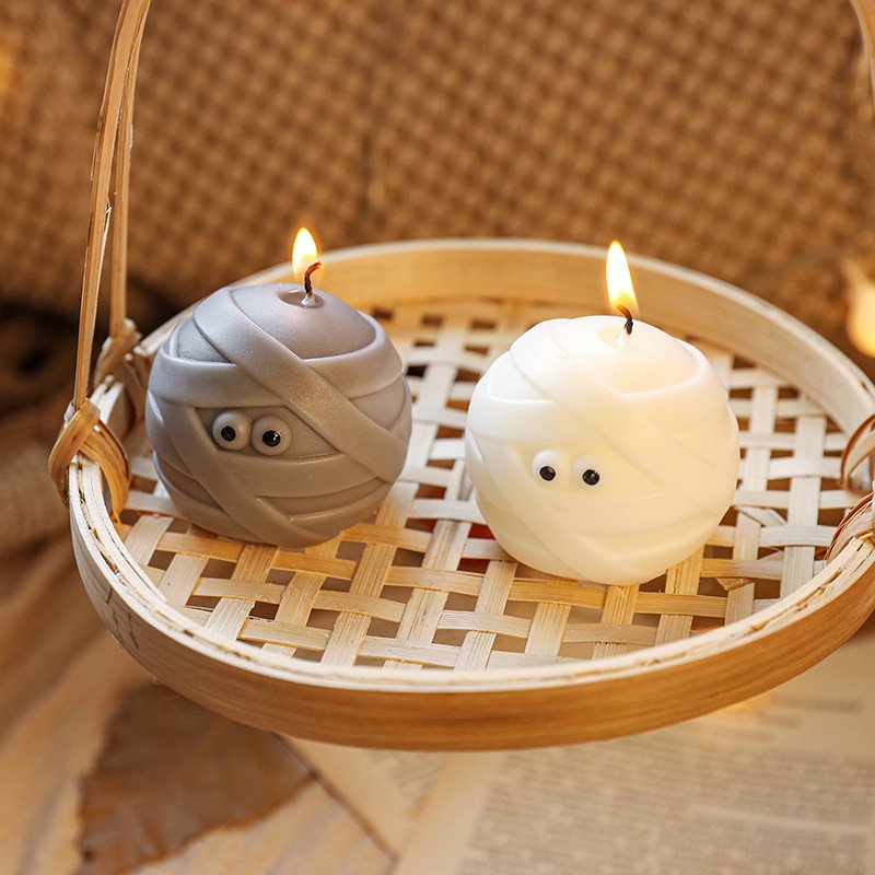 Custom Halloween Wounded Character Scented Candle