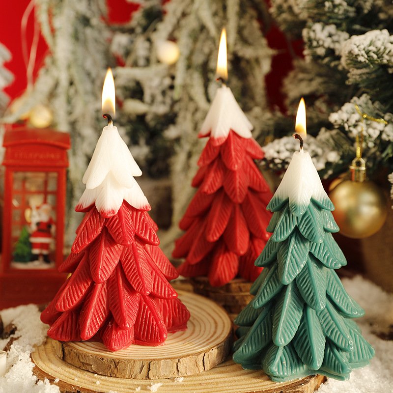 Custom Cedar Branch Christmas Tree Scented Candle